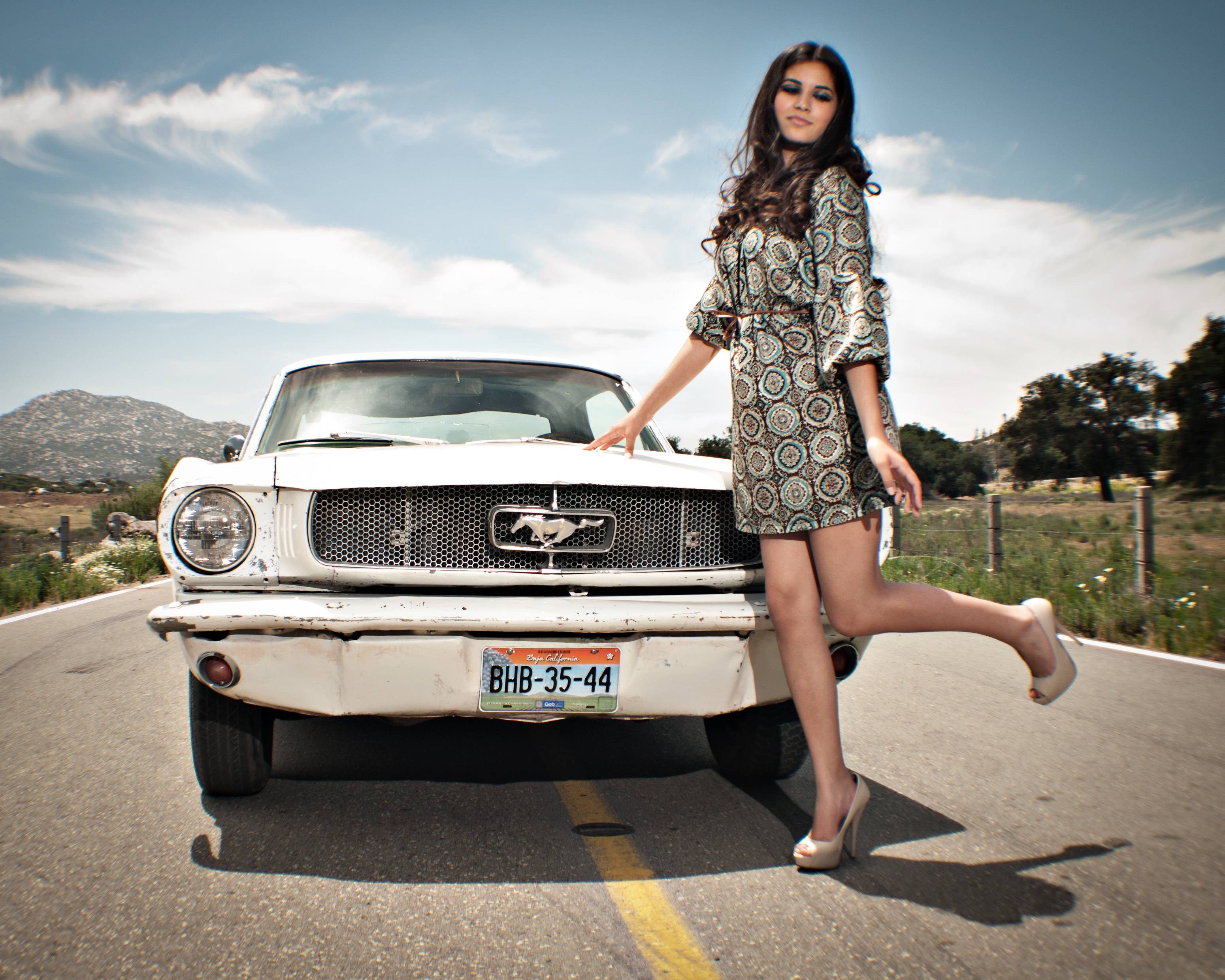 Girls And Muscle Cars